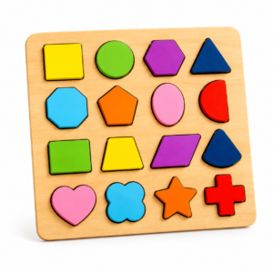 Early Educational Wooden Colorful 3D Learning Board (XY-5624)