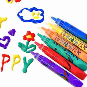 Colorful 3D Magic Popcorn Paint Pens For Kids (HY-01POP)