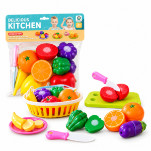 Food Cutting Play Set For Kids (Random Set | 1018-53)