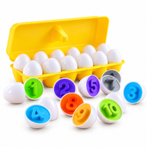 Children's Early Education Multi Shapes & Numbers Eggs Toy (FXB-4)