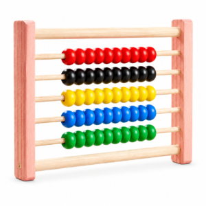 Wooden Abacus Counting Colorful Beads Set for Kids (2025-36)