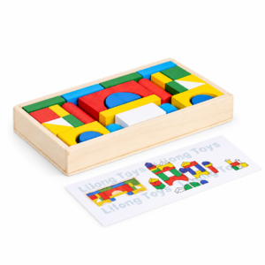 Classic Wooden Building Blocks - 26 Piece Set | 2025-9
