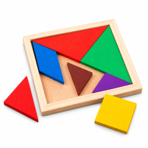 Wooden Tangram Intelligence Puzzle For Kids (2025-49)