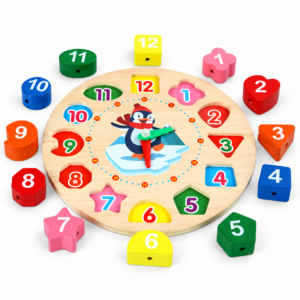 Montessori Wooden Clock For Kids | 2025-12