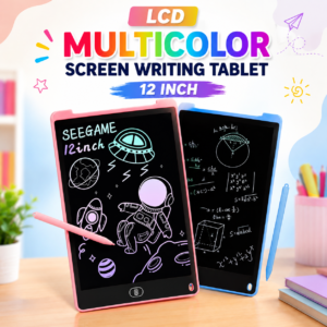 12" LCD Writing Tablet Multicolor Screen Writing Erasable Writing Board (1201C)
