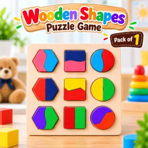 Wooden Shape Puzzle Boards for Kids (2025-7)