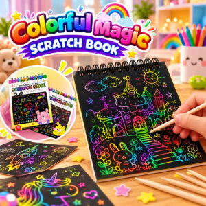 Magic Scratch Art Notebook Set for Kids (E-0014)