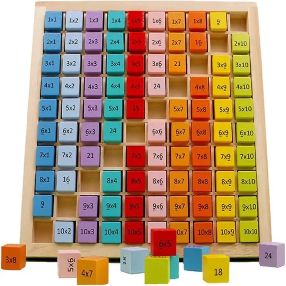 Multiplication Wooden Montessori Educational Board (2025-22) — product view 2