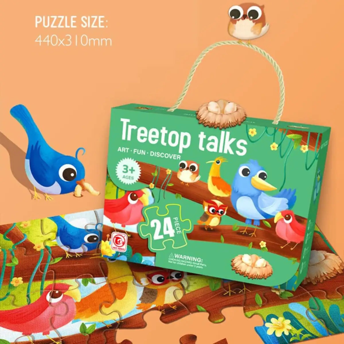 24 Pcs Art Puzzle for Kids (Random | 8862) — product view 2