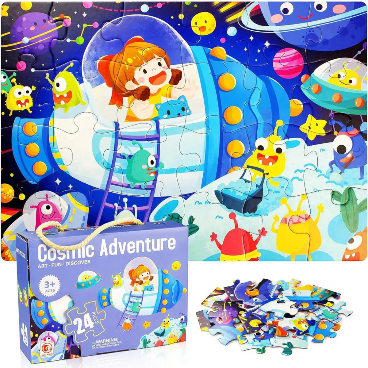 24 Pcs Art Puzzle for Kids (Random | 8862) — product view 5