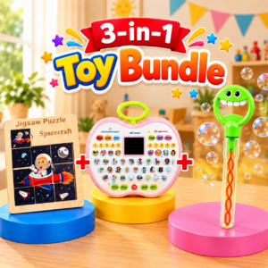 3-in-1 Kids Learning & Fun Toy Bundle (HY-111/2025-31/2018)