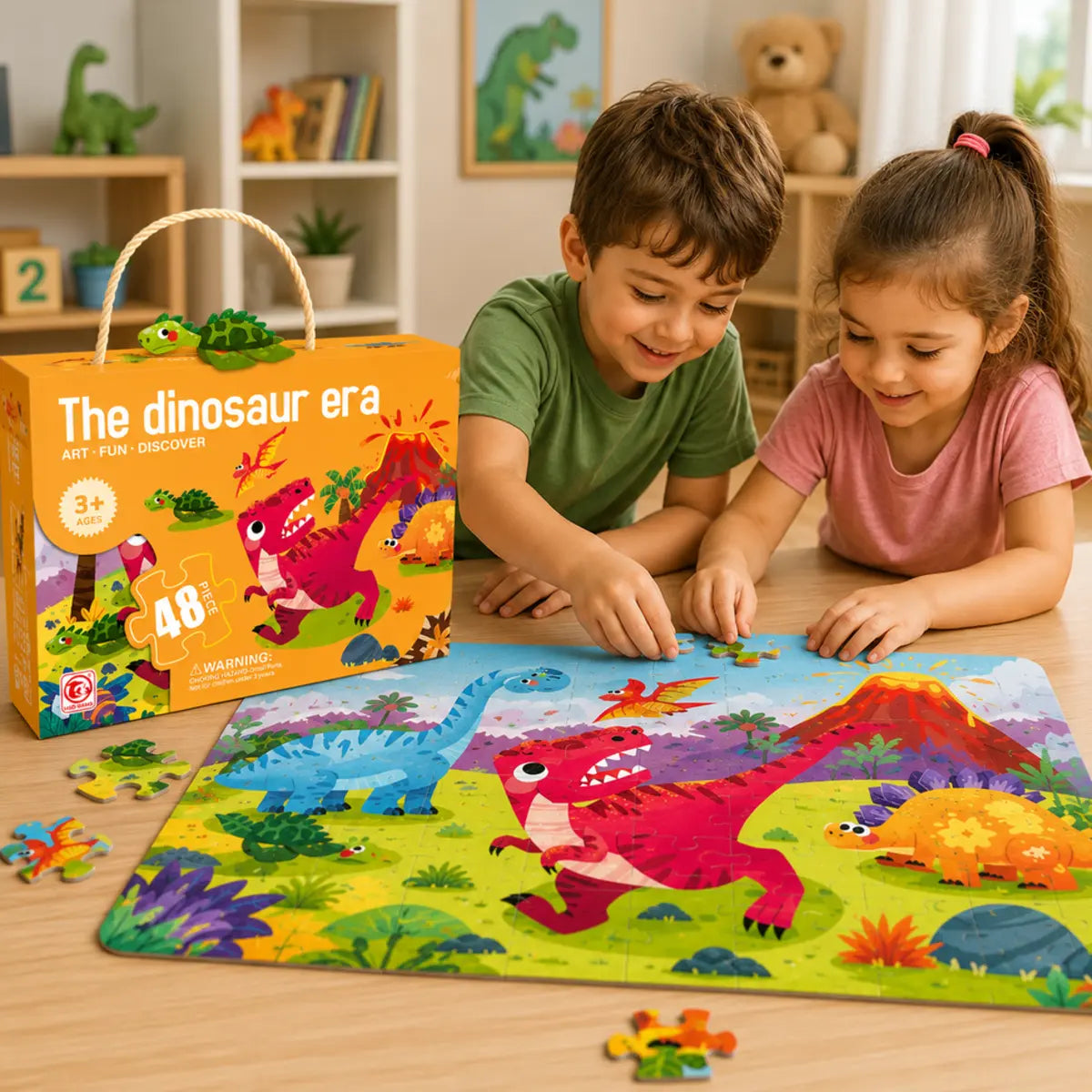48 Pcs Educational Jigsaw Puzzle for Kids (88618/20) — product view 2
