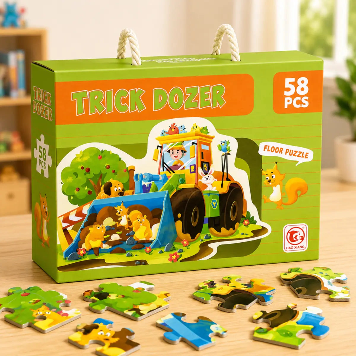 58 Pcs Trick Dozer Puzzle for Kids (88731) — product view 3