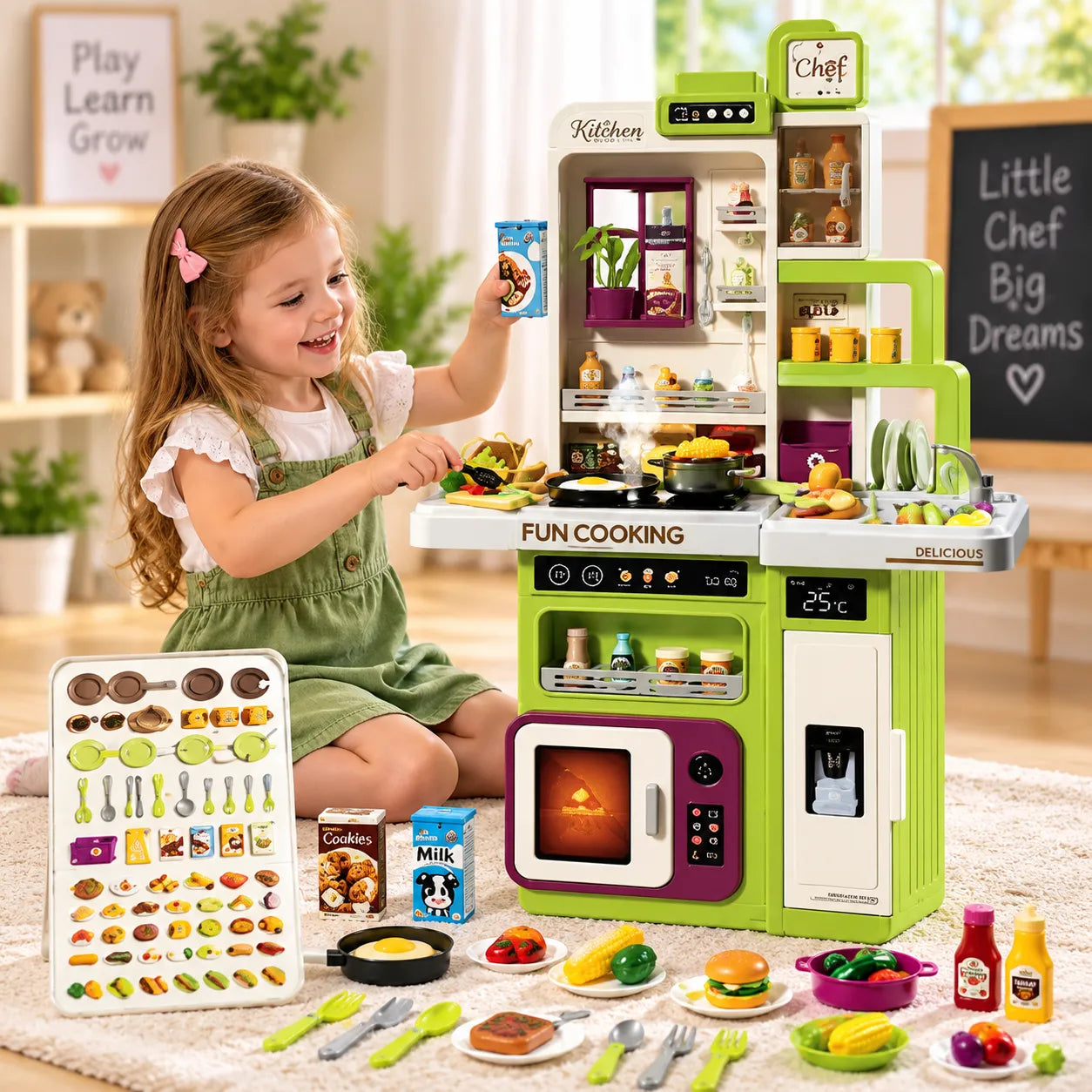 Kids Mini Kitchen Cooking Set (928A | 938A) — product view 3