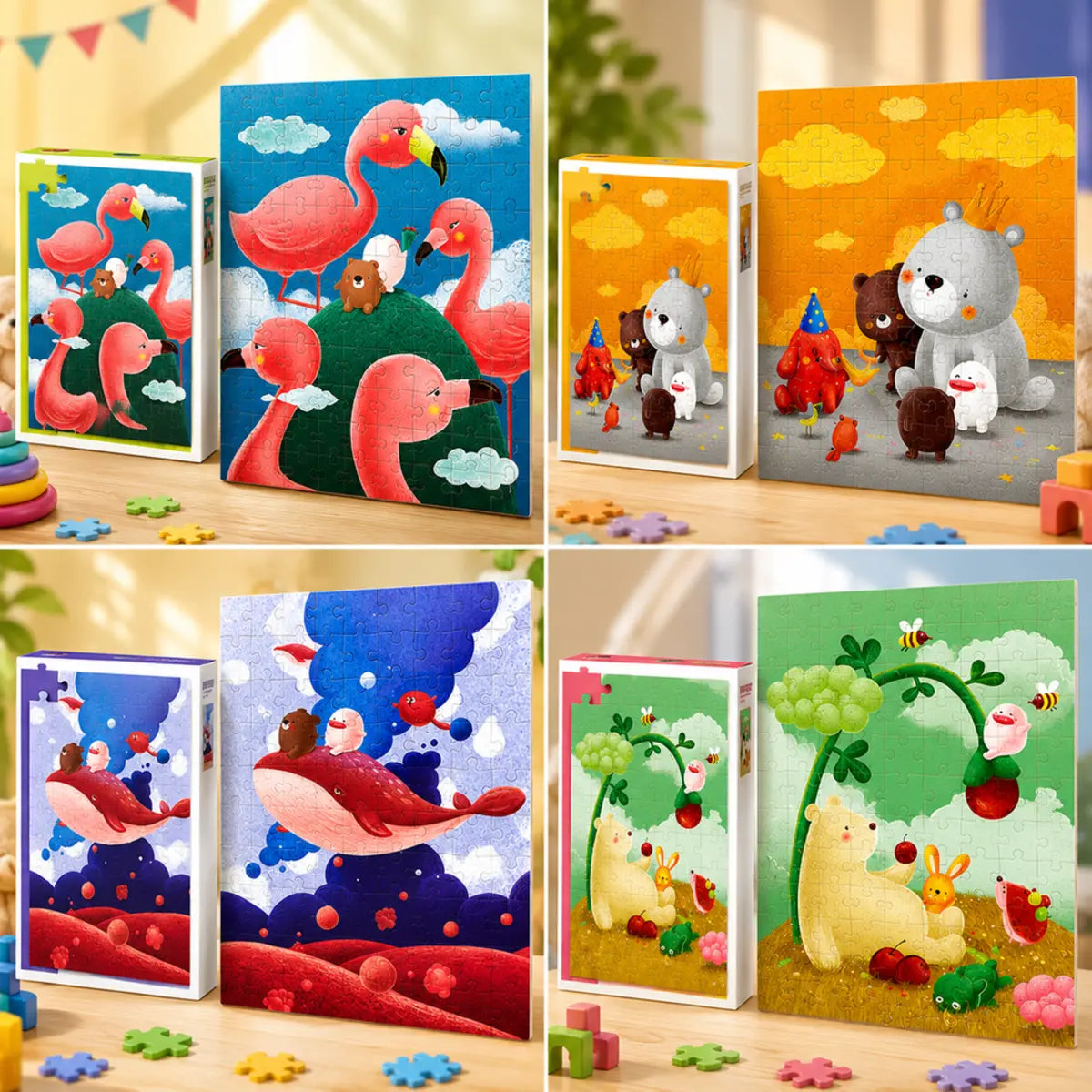 80 Pcs Artist Jigsaw Puzzle for Kids (Random | AK2117) — product view 2