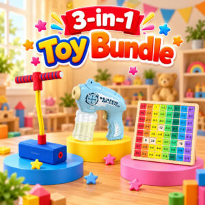 3-in-1 Kids Education And Fun Activity Toy Bundle (ENJOY-S/X5-BC/2025-22)